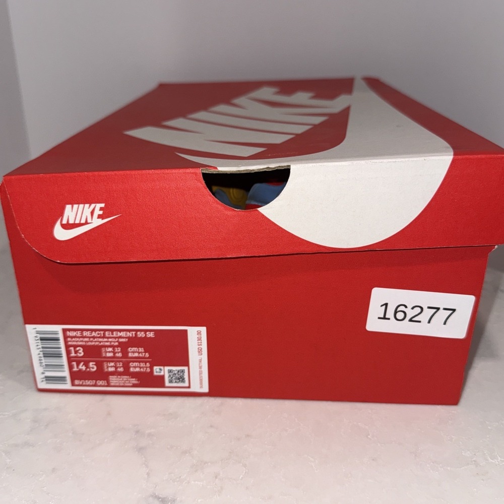 Size 13 - Nike React Element 55 SE Volt Stardust - Picture 10 of 11